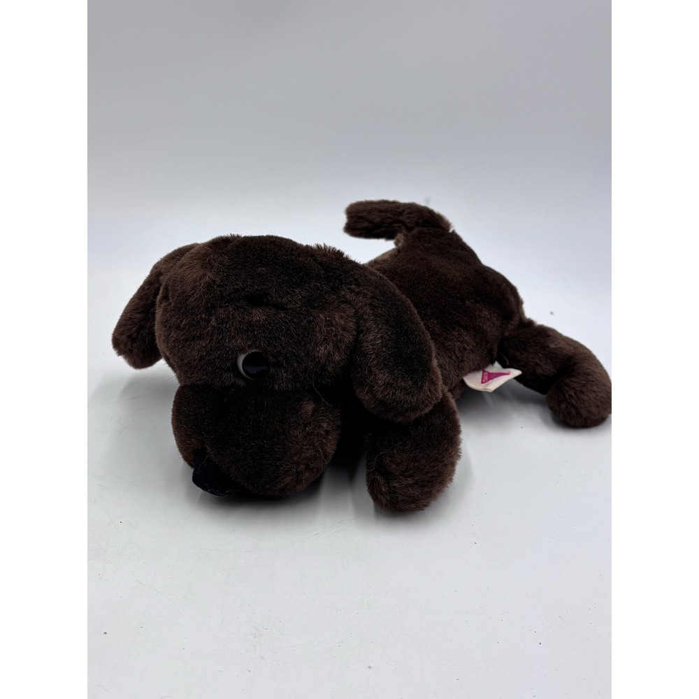 Vintage 1973 Dakin DROOPER Chocolate Brown Puppy Dog Plush Stuffed Animal